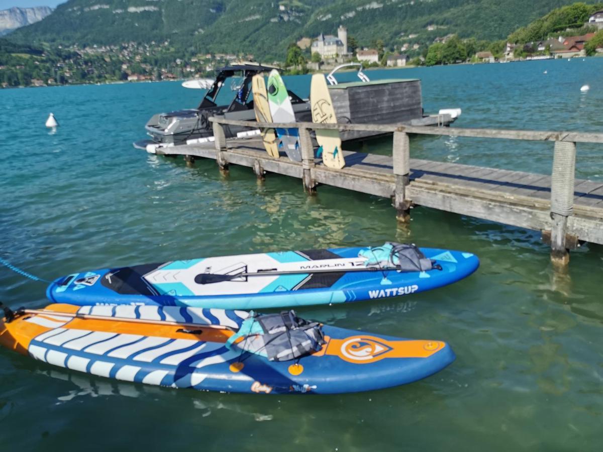 La Baie Des Voiles ,Vue Lac D'Annecy ,Plage Privee ดูแอ็งต์ ภายนอก รูปภาพ