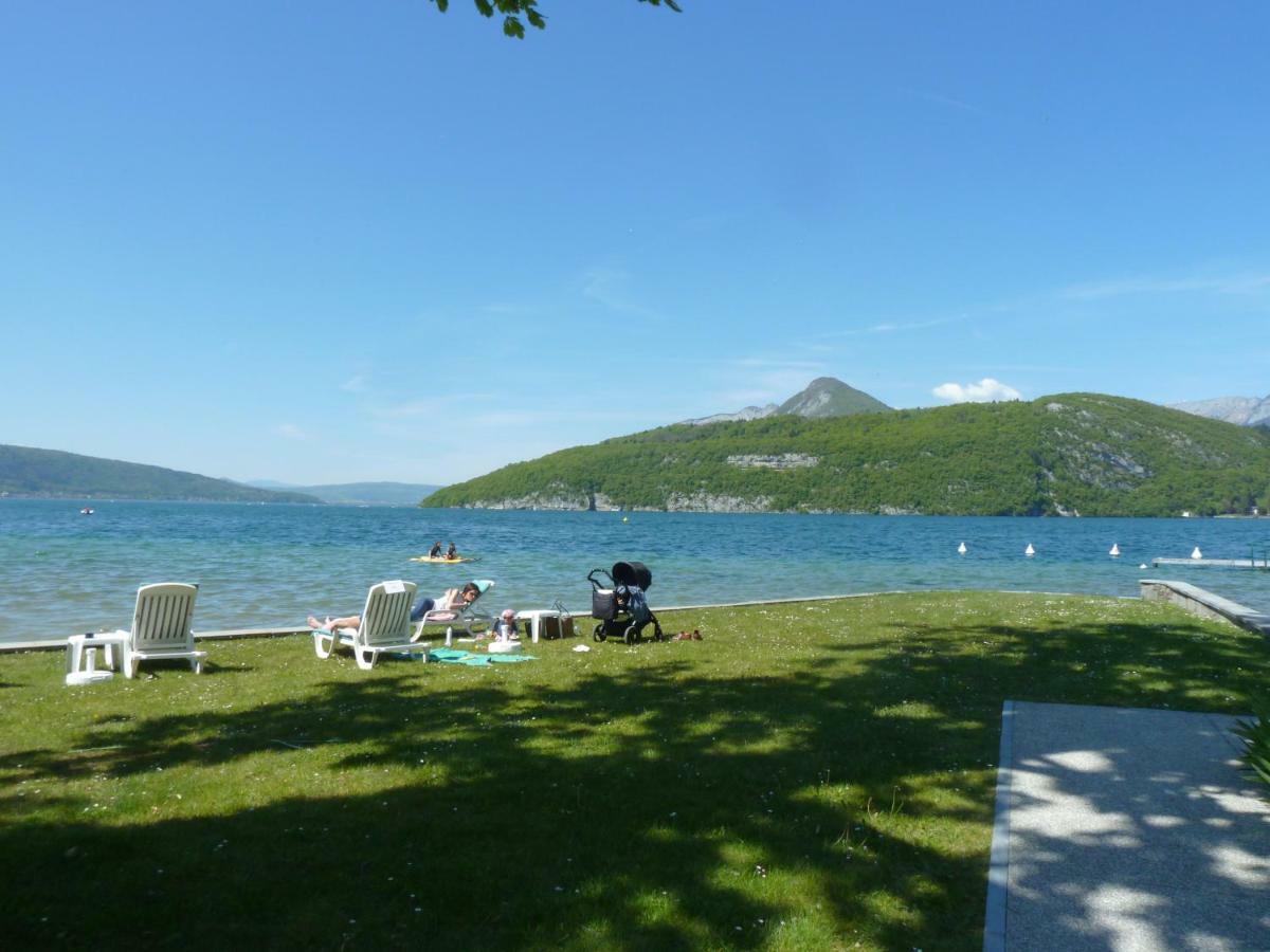 La Baie Des Voiles ,Vue Lac D'Annecy ,Plage Privee ดูแอ็งต์ ภายนอก รูปภาพ