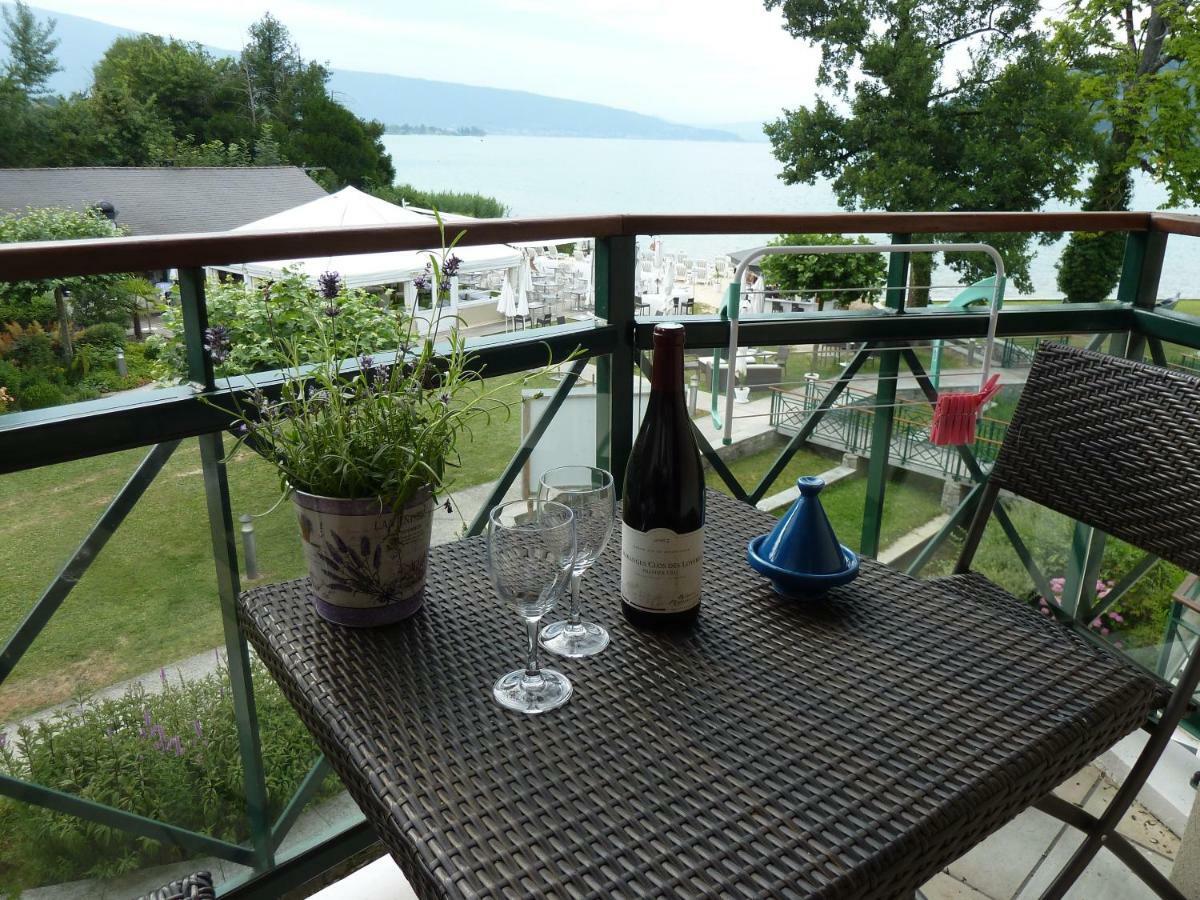 La Baie Des Voiles ,Vue Lac D'Annecy ,Plage Privee ดูแอ็งต์ ภายนอก รูปภาพ