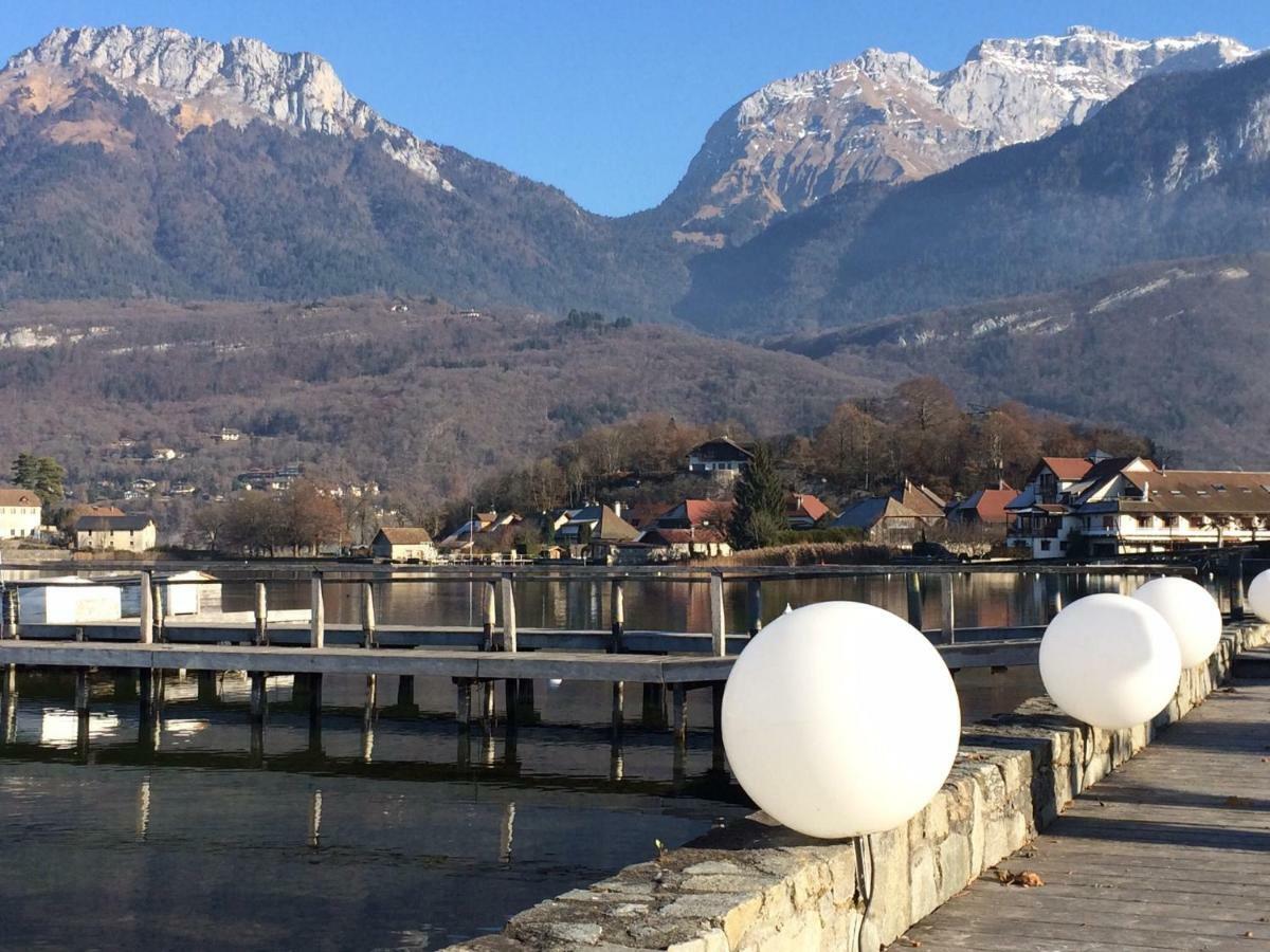 La Baie Des Voiles ,Vue Lac D'Annecy ,Plage Privee ดูแอ็งต์ ภายนอก รูปภาพ