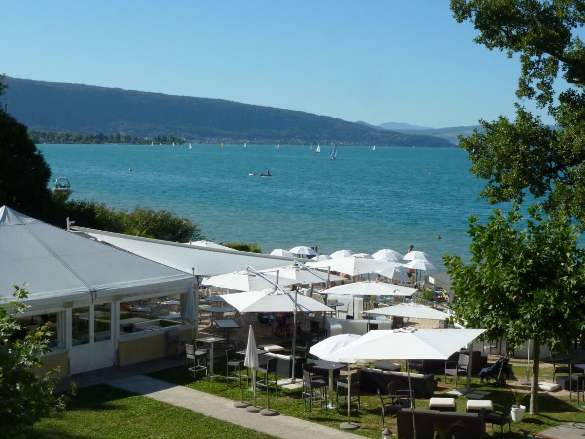 La Baie Des Voiles ,Vue Lac D'Annecy ,Plage Privee ดูแอ็งต์ ภายนอก รูปภาพ