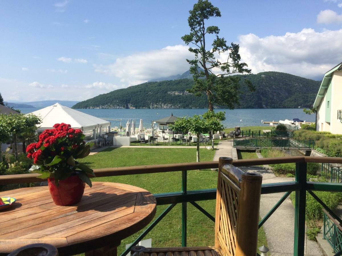 La Baie Des Voiles ,Vue Lac D'Annecy ,Plage Privee ดูแอ็งต์ ภายนอก รูปภาพ
